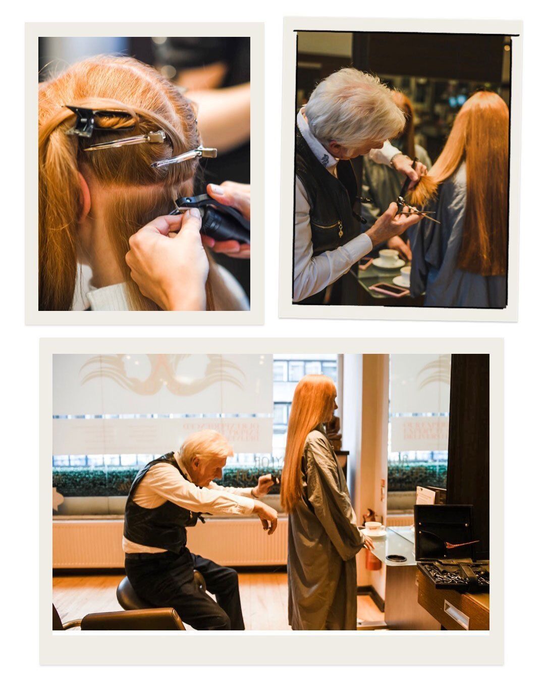 Having my hair cut at Taylor Ferguson, Glasgow