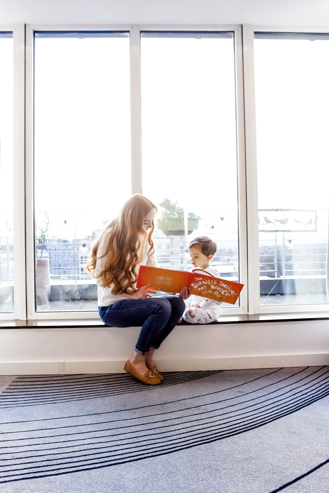 bedtime stories for Max at Novotel Edinburgh