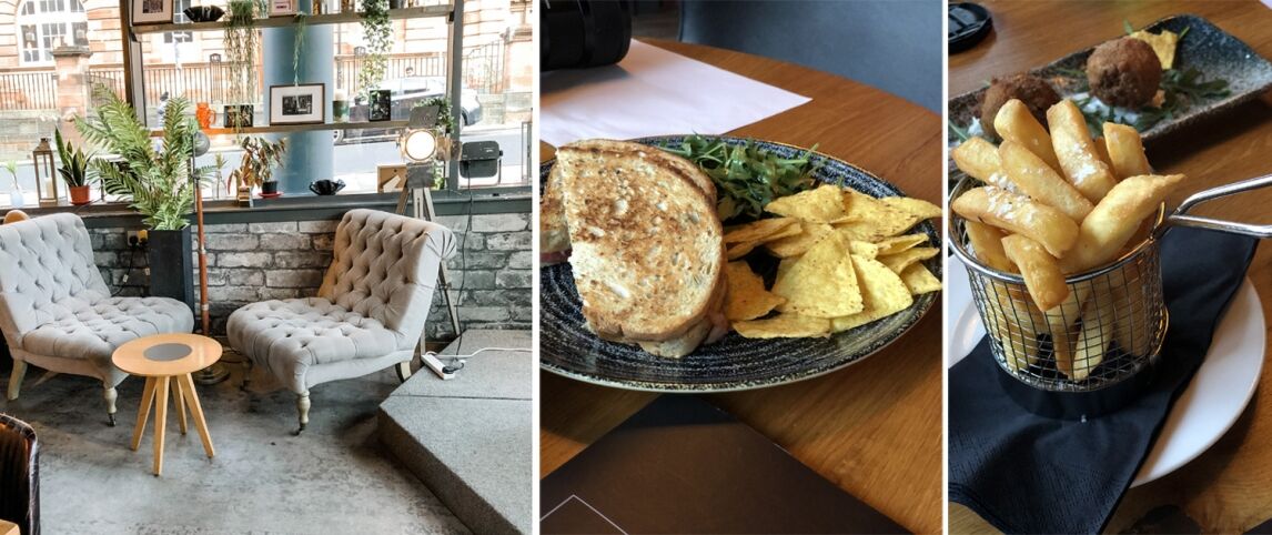 lunch at Novotel, Edinburgh centre