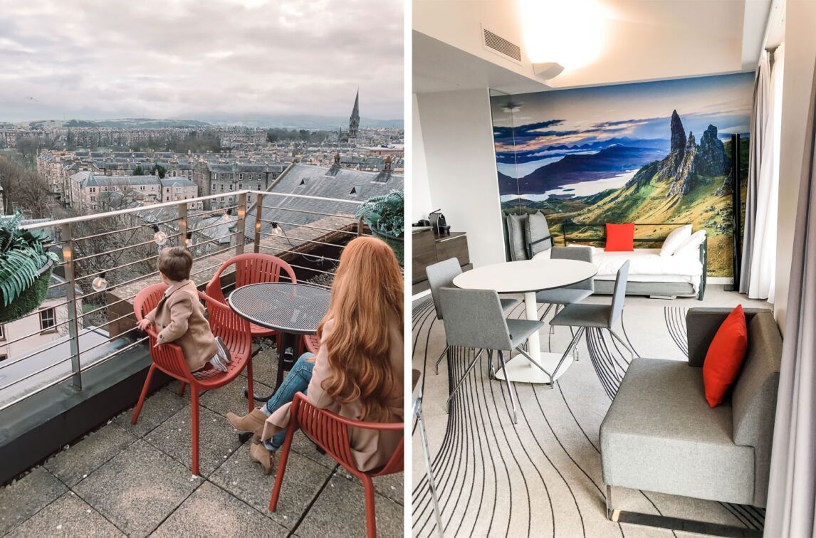 family suite at Novotel Edinburgh Centre