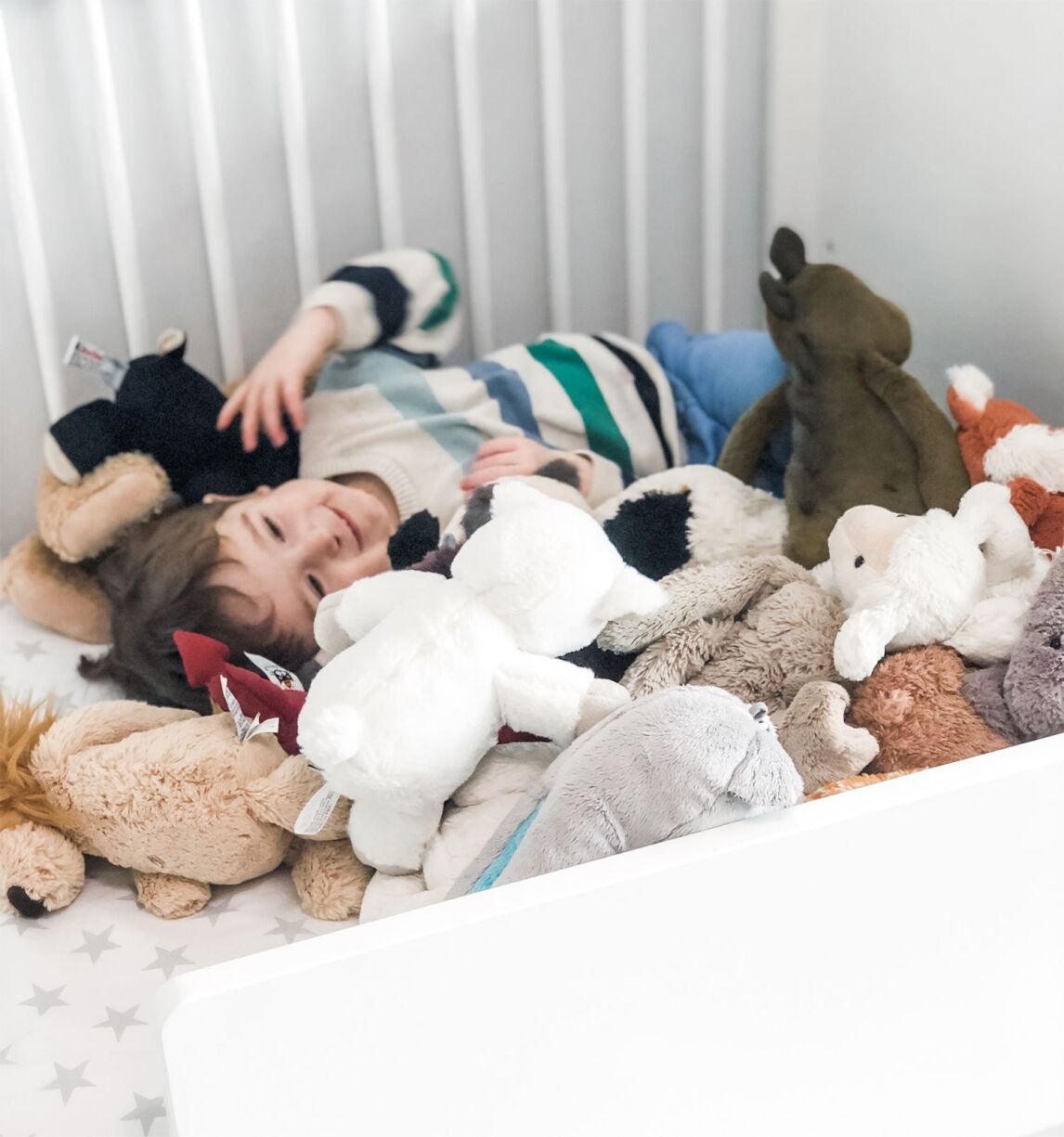 Max with his Jellycats