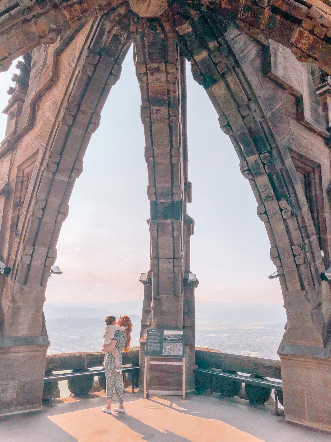 Visiting the Wallace Monument, Stirling, Scotland