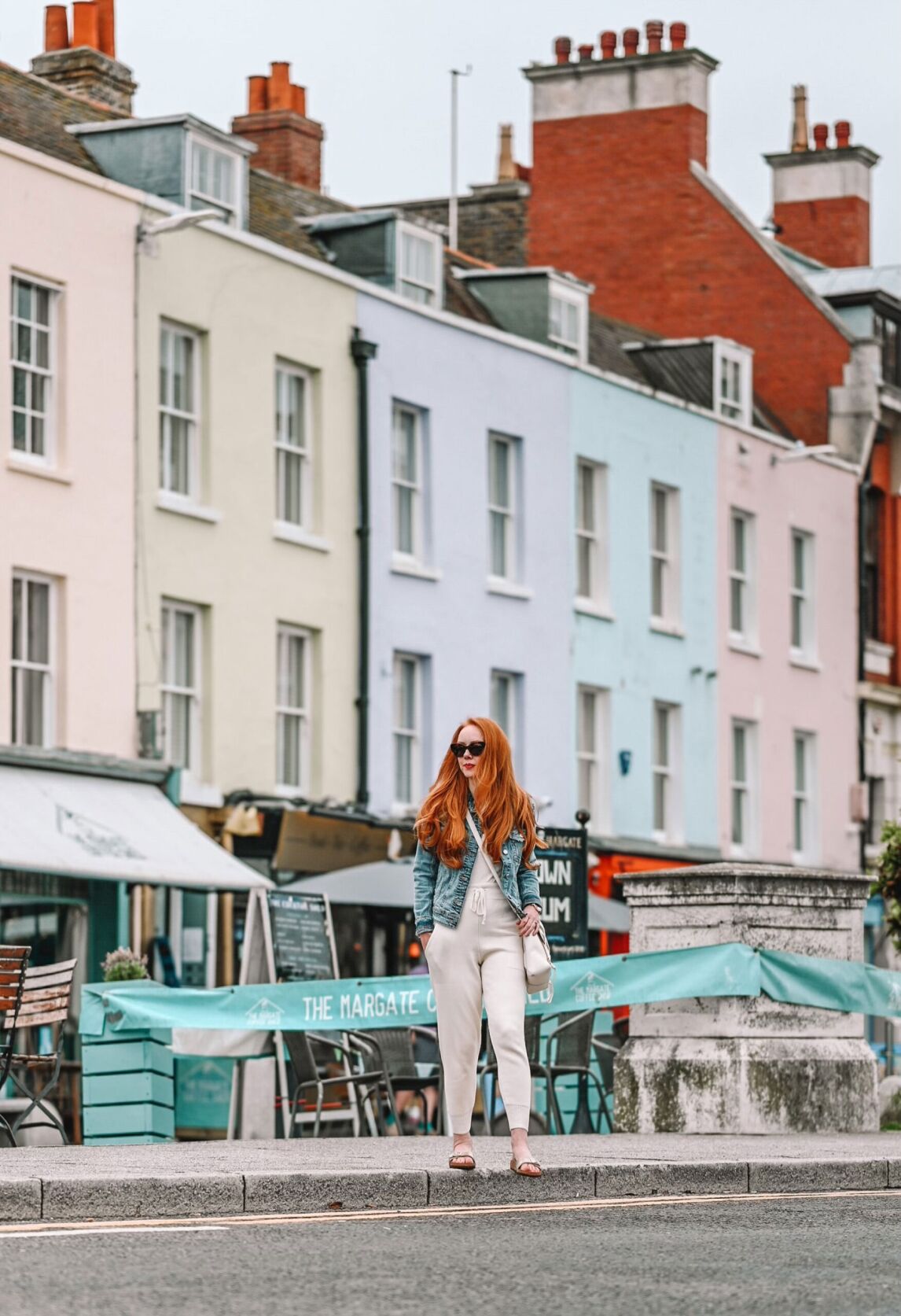 row of pastel houses in Margate, Kent