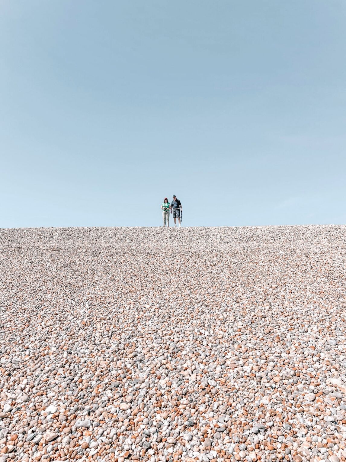 the pebble beach at Dungeness