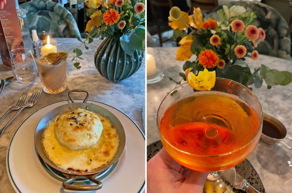 the autumn menu at The Ivy, Edinburgh