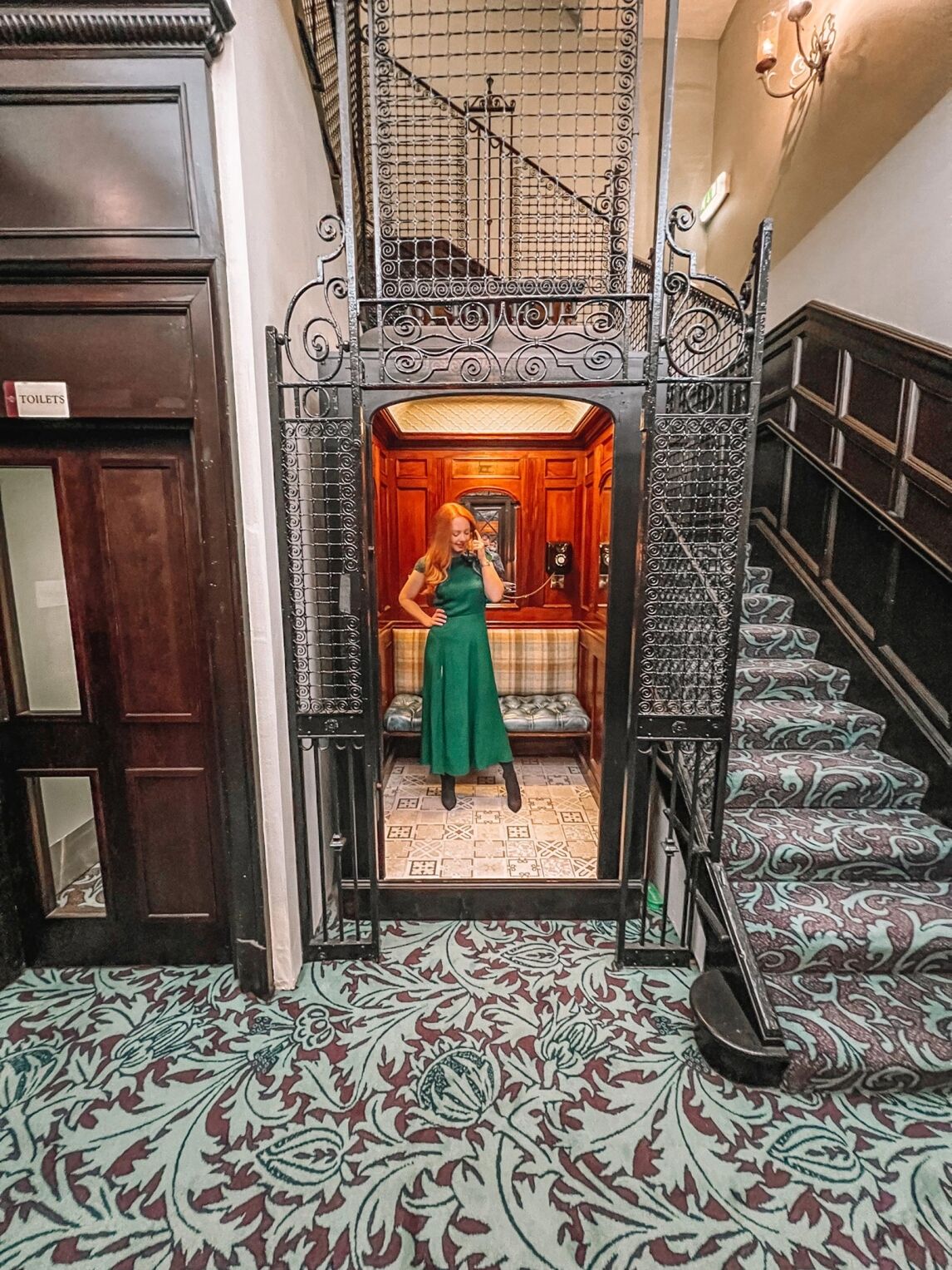 old fashioned elevator