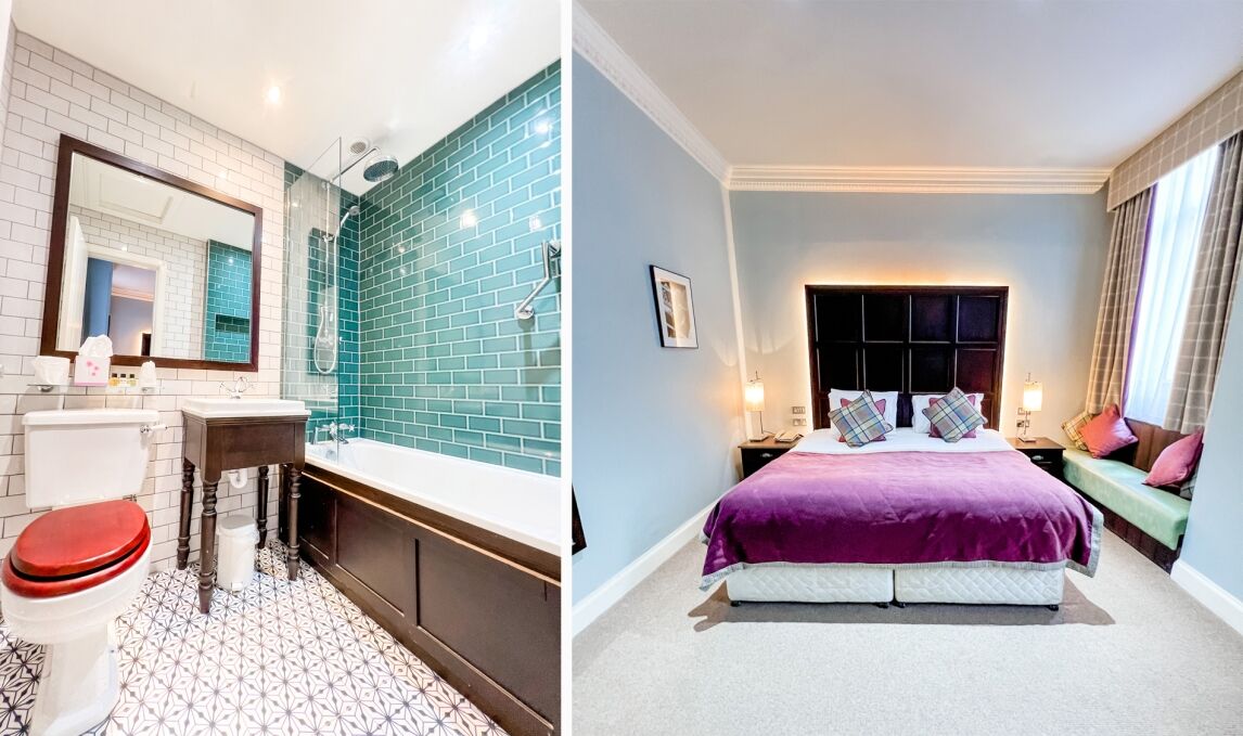 Double room at Parliament House Hotel, Edinburgh
