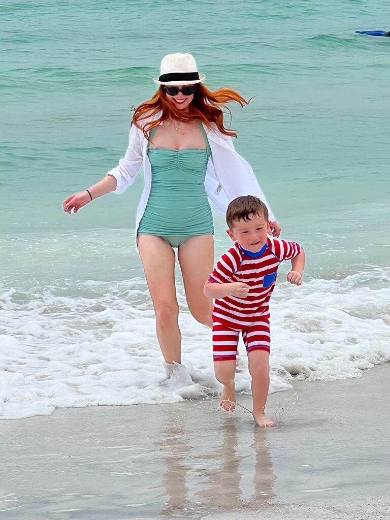 On the beach in Sarasota. Florida