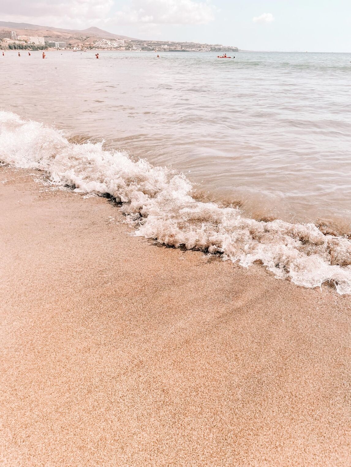 at the beach