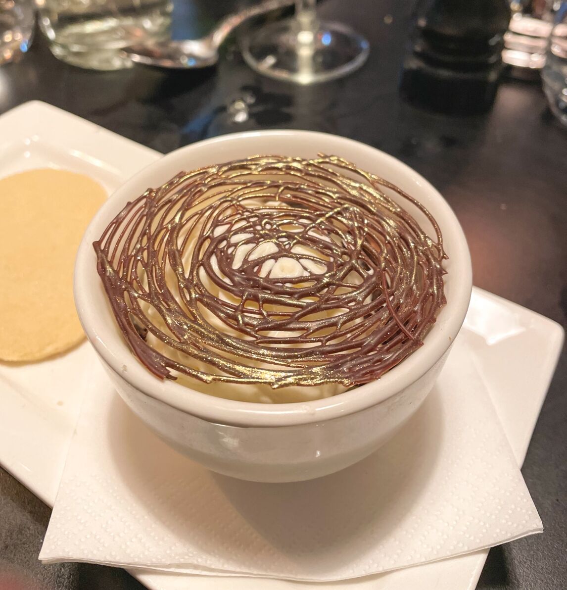 dinner at isles of Glencoe hotel