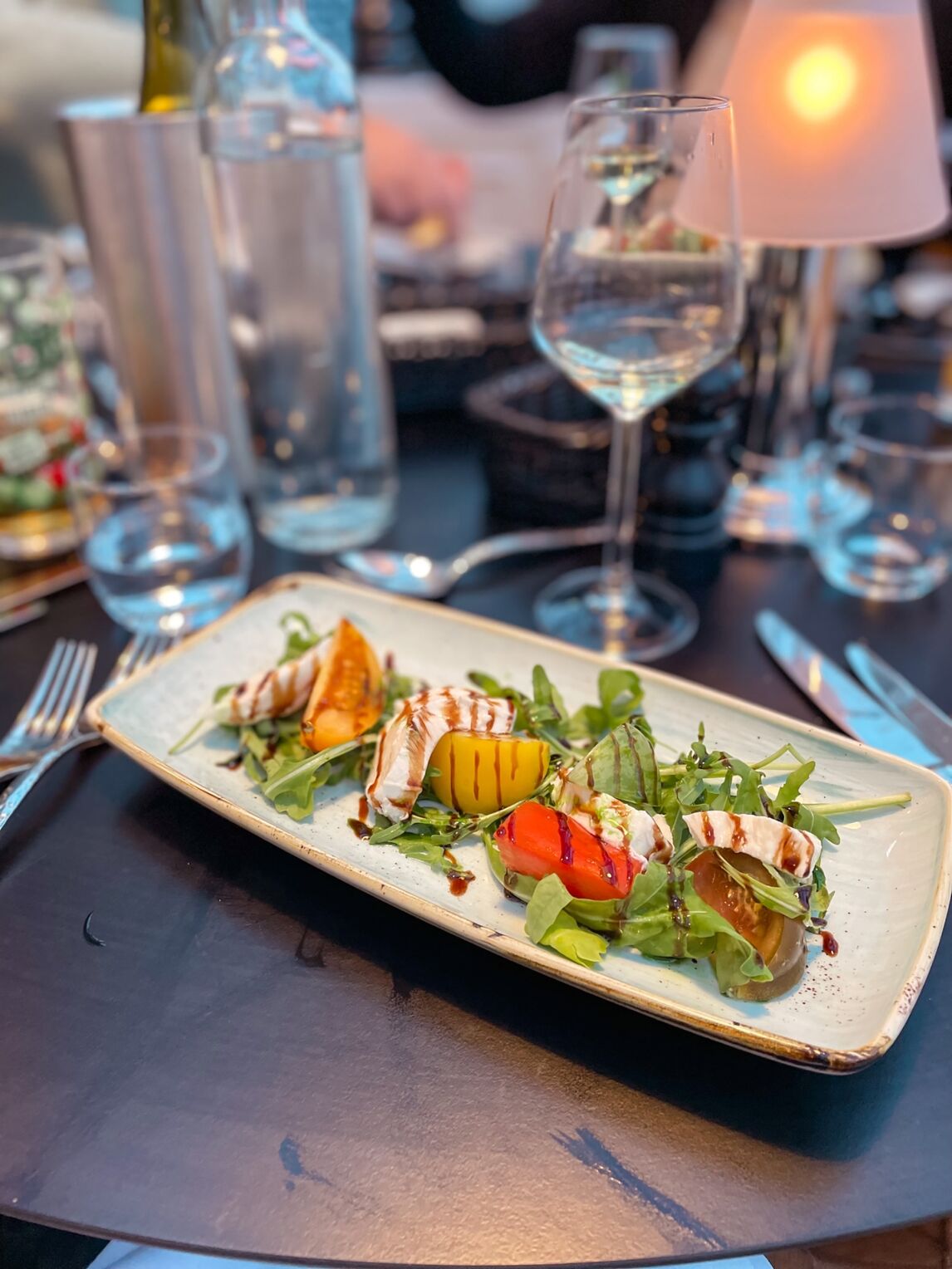 dinner at isles of Glencoe hotel