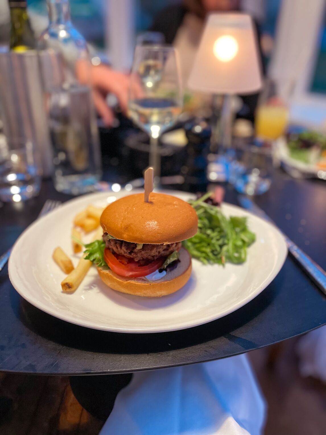 dinner at isles of Glencoe hotel