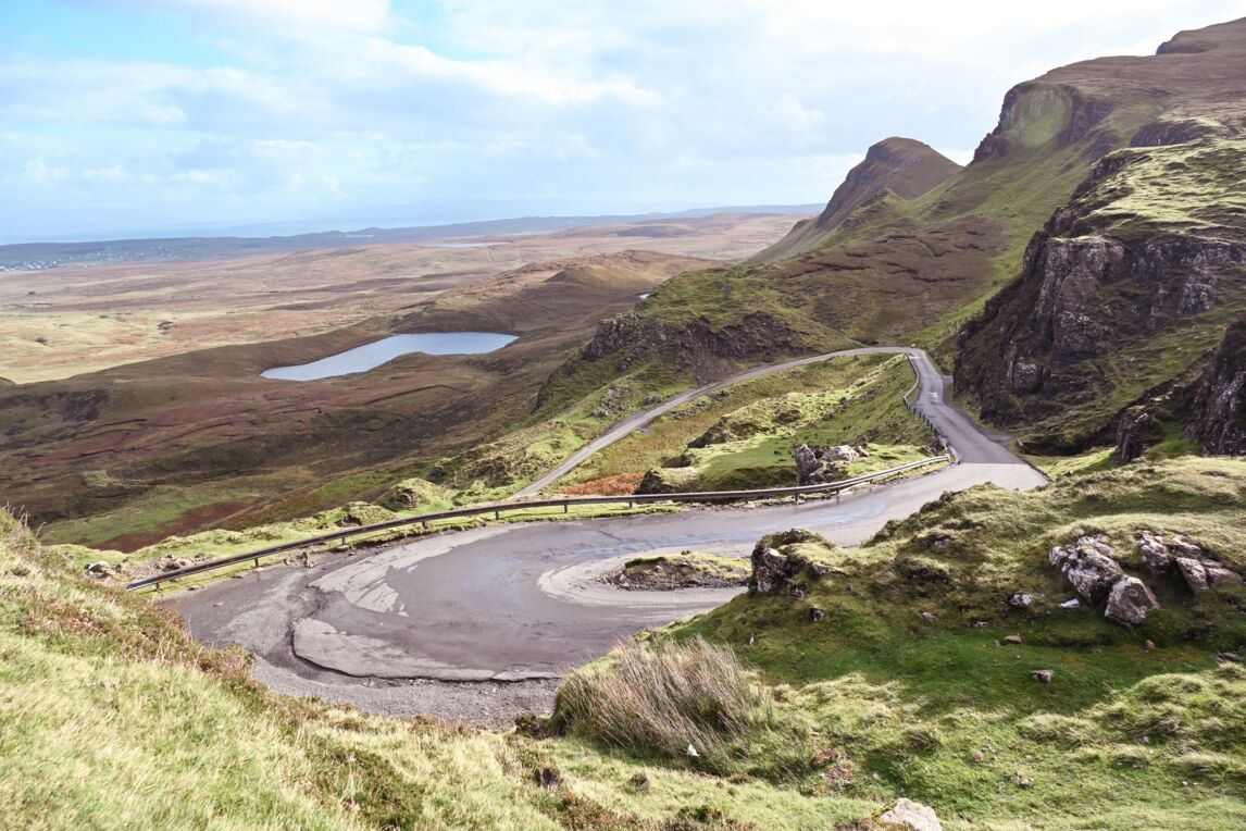 Looking out over the isle of skye