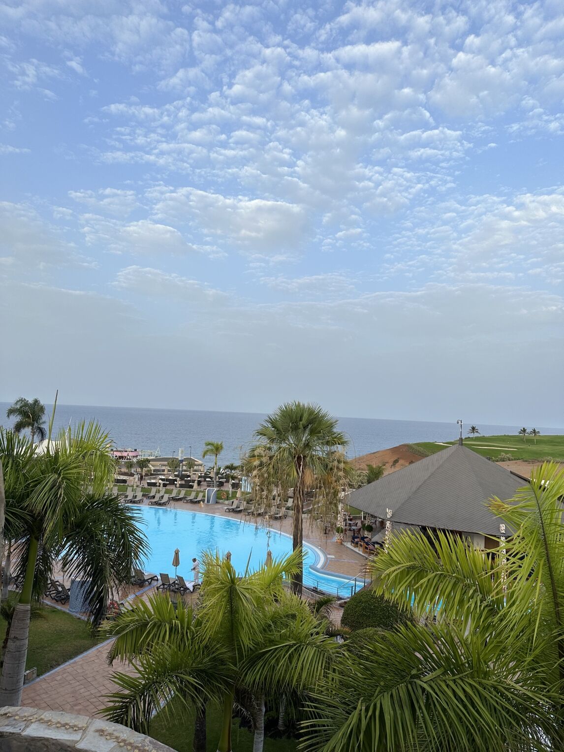 the view from our room at H10 playa Meloneras palace