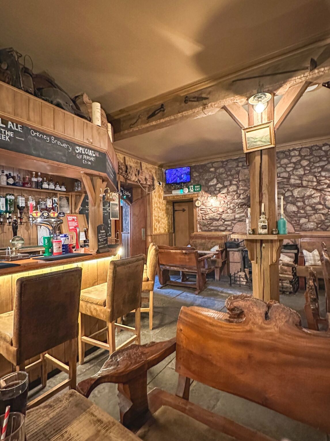 Food at Glen Clova Hotel