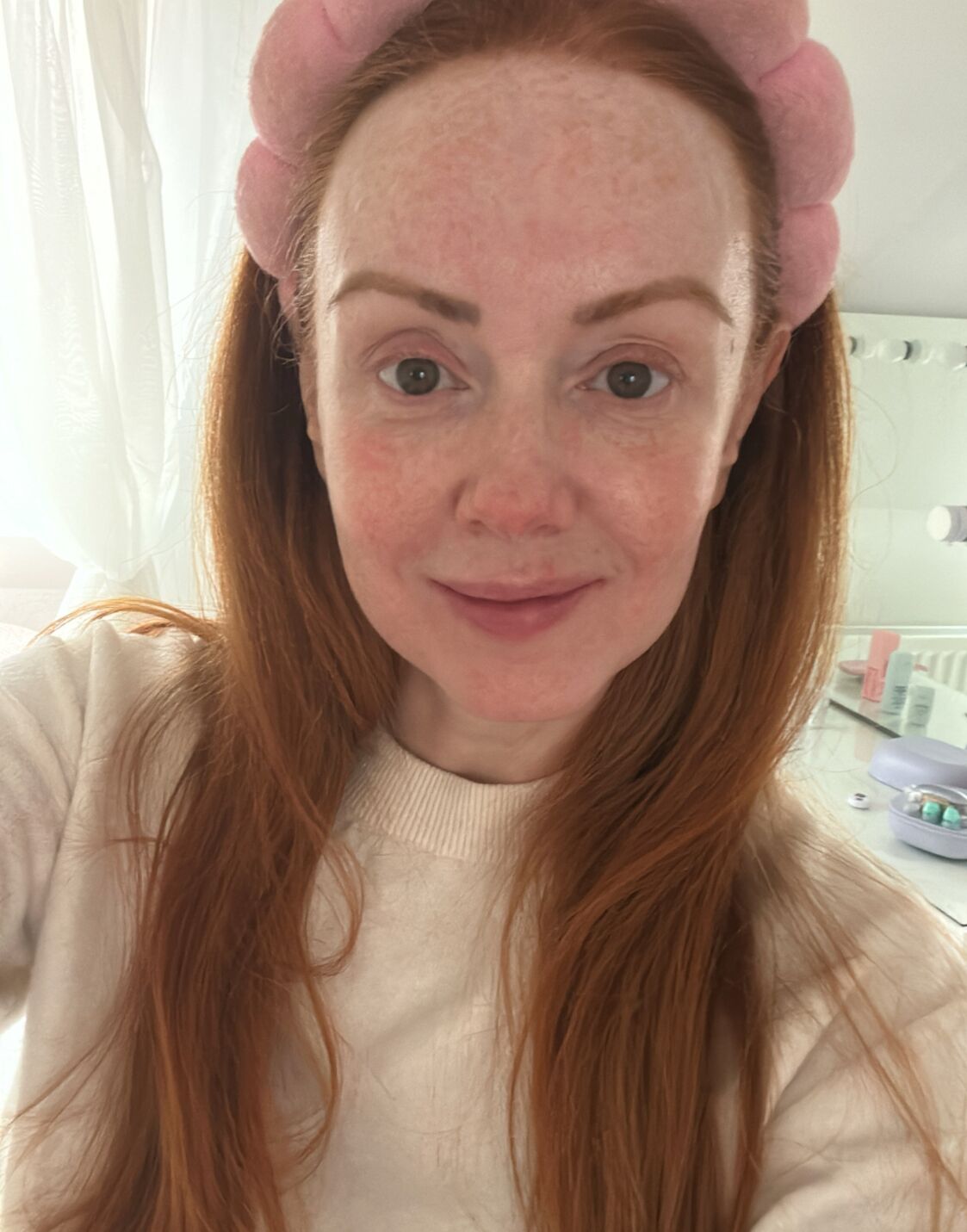 tell me I look glowy...