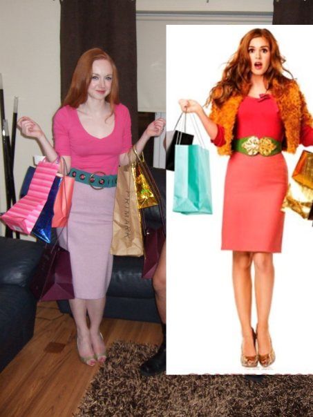 Me as Becky Bloomwood